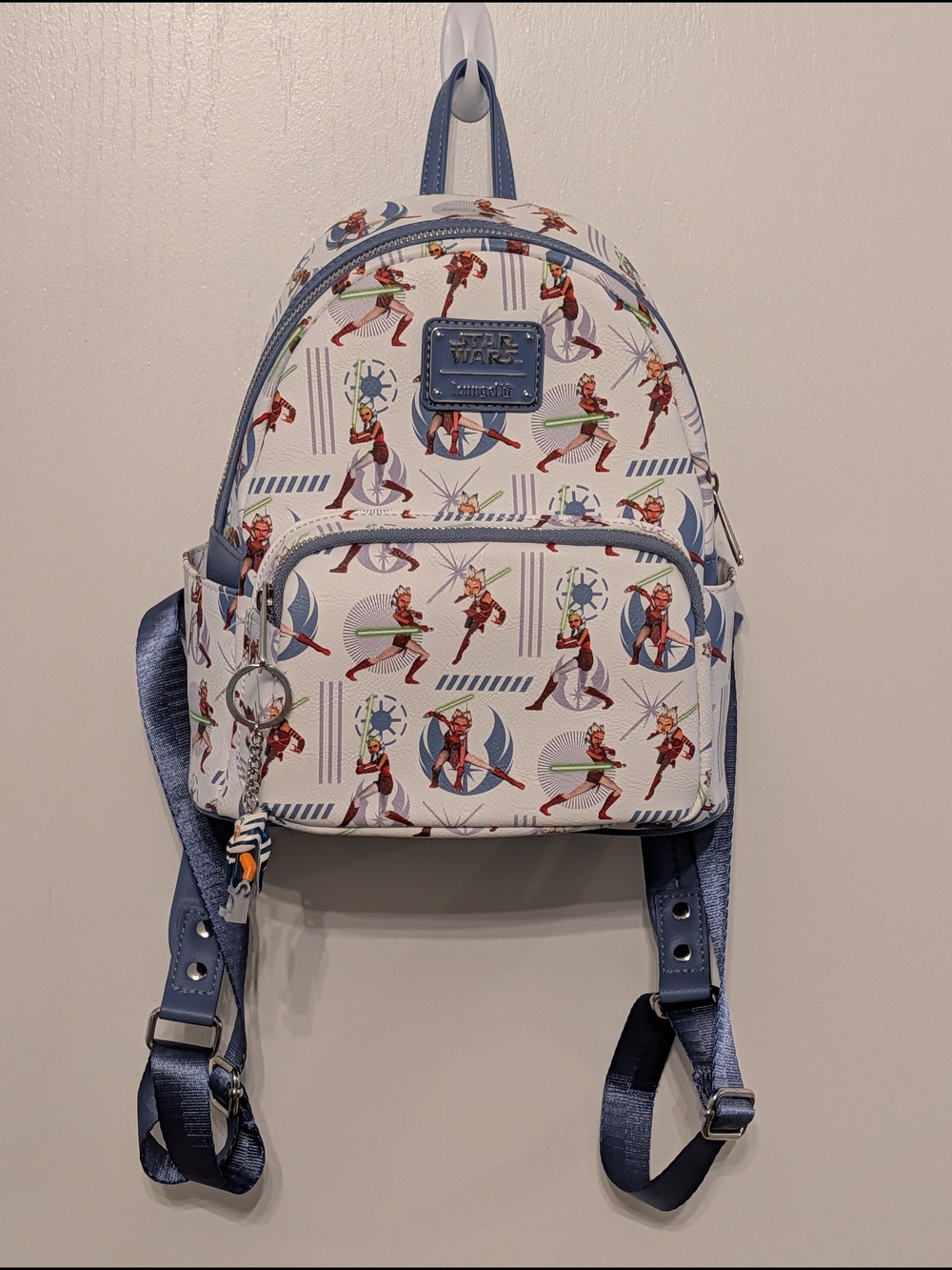 Loungefly Retail Exclusive Clone Wars Ashoka AOP Mini Backpack
